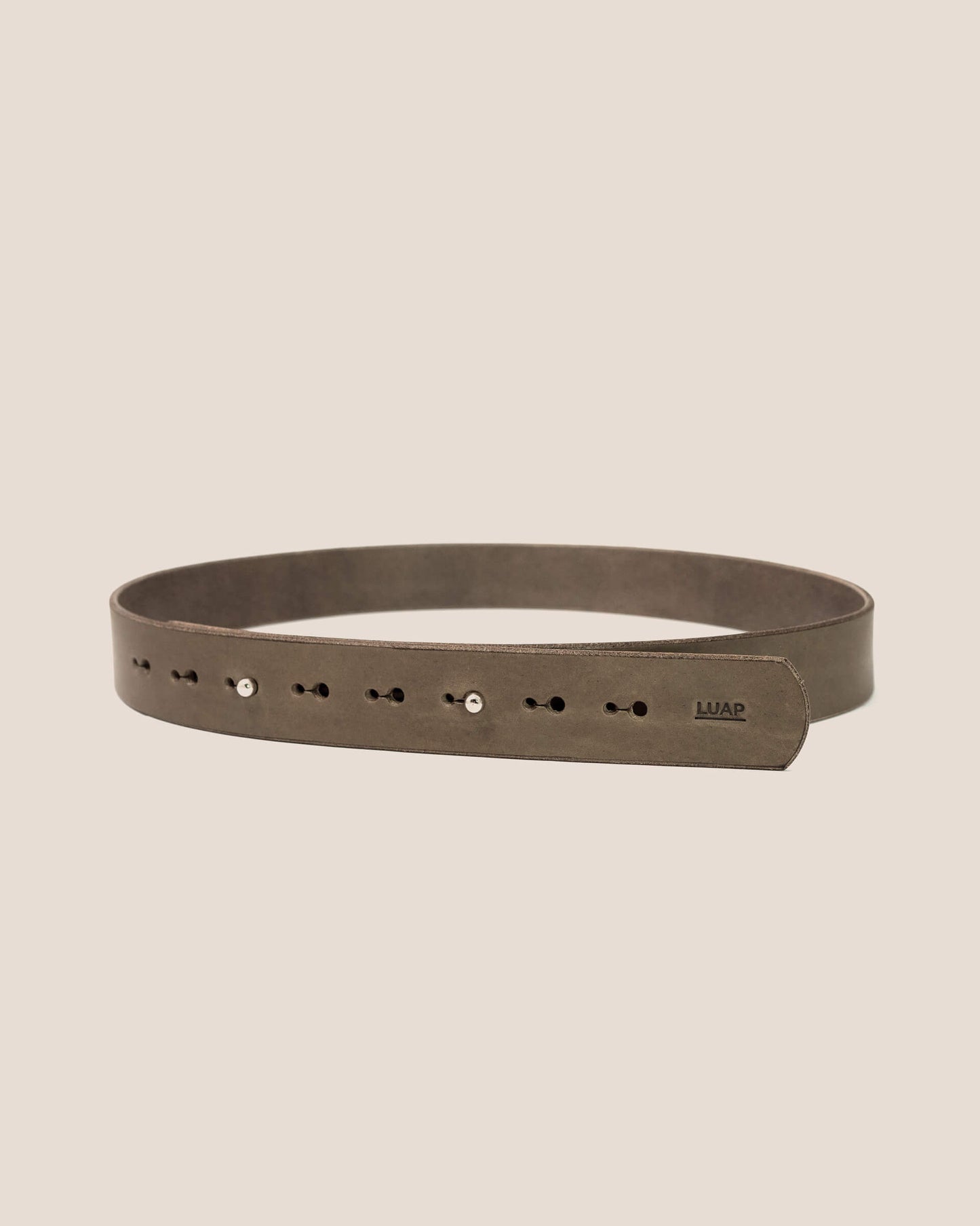 No Buckle Belt Leather LUAP