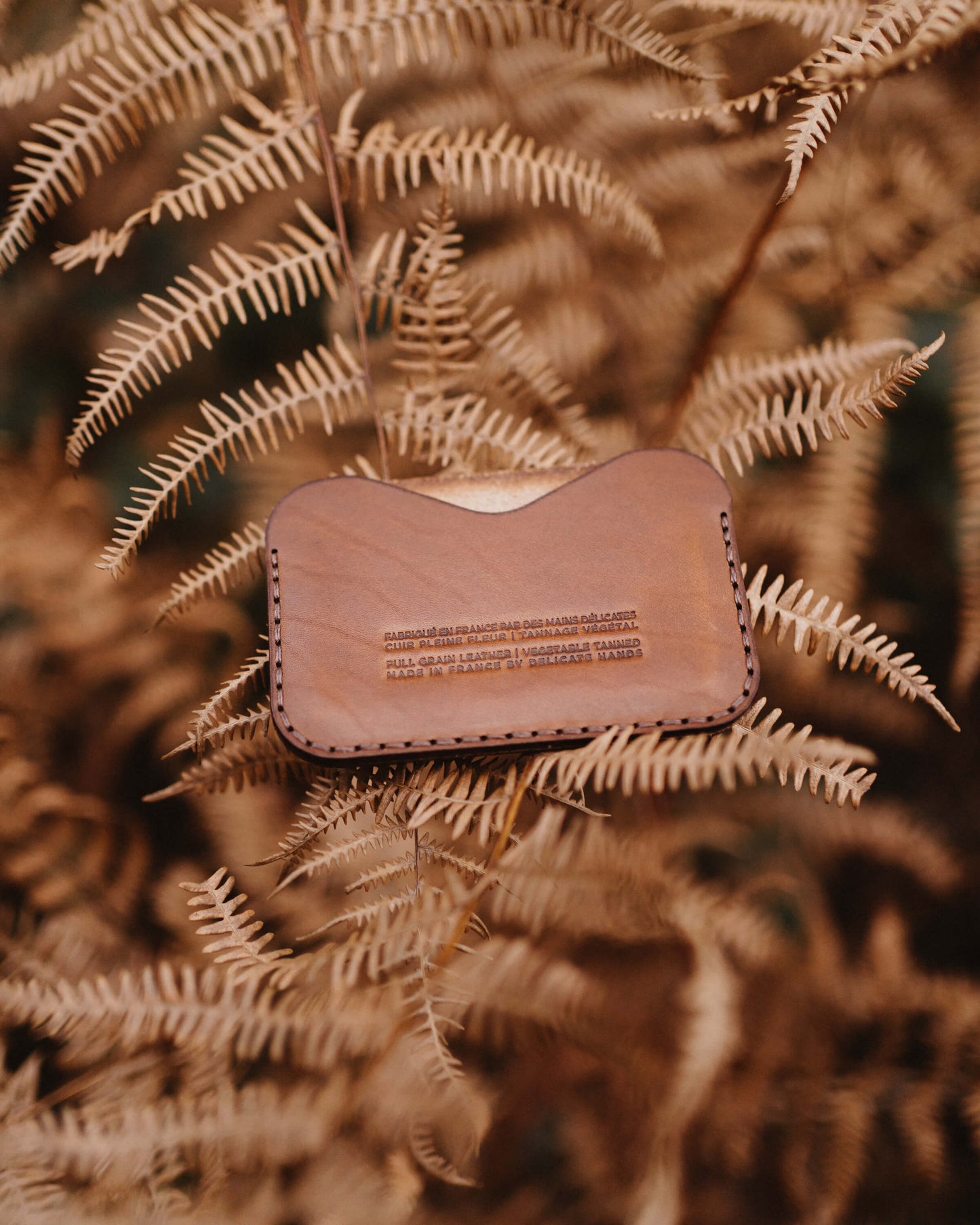 Leather Card Holder Full Grain Vegetable Tanned - LUAP