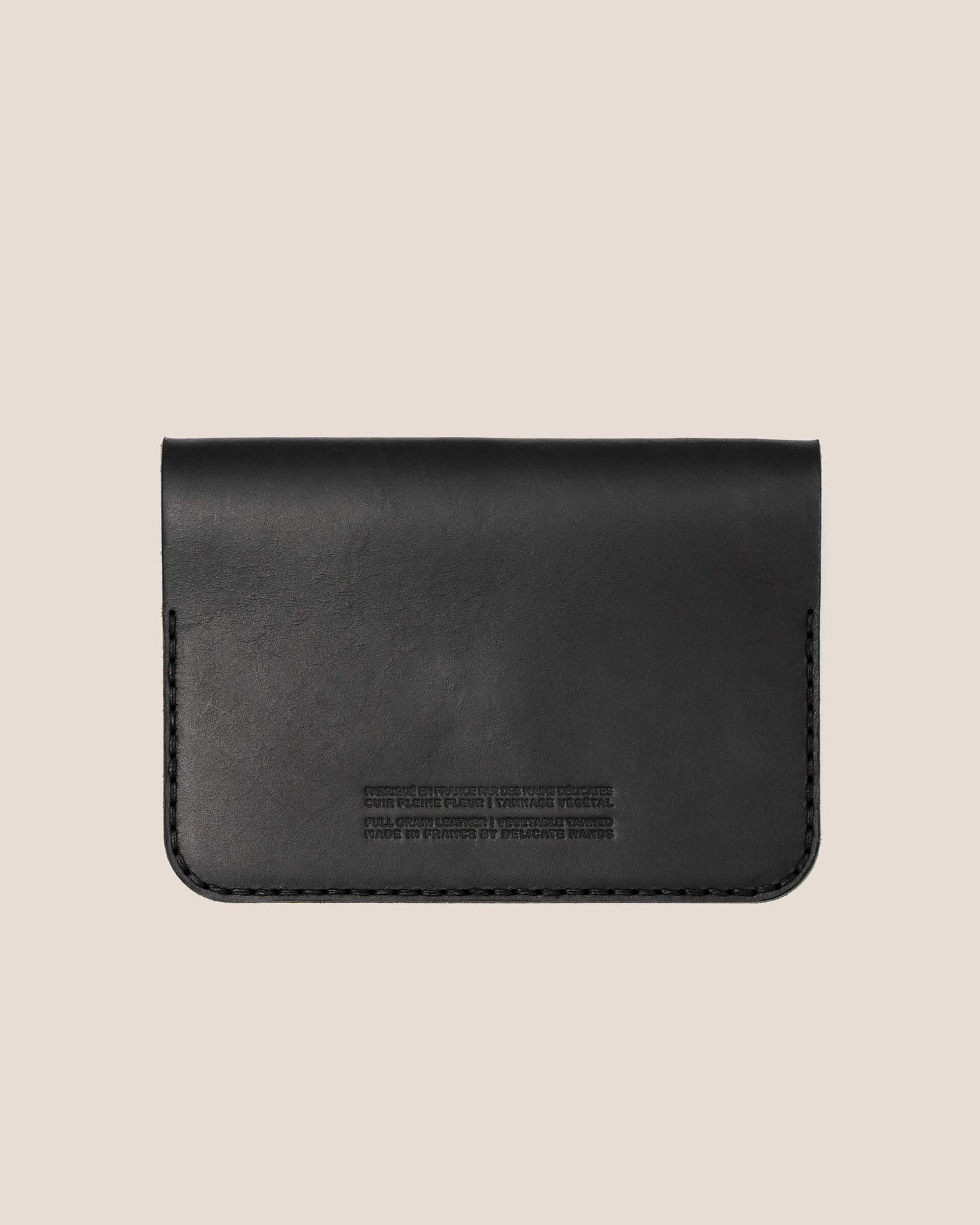 Porte Passeport Cuir Cousu Main LUAP