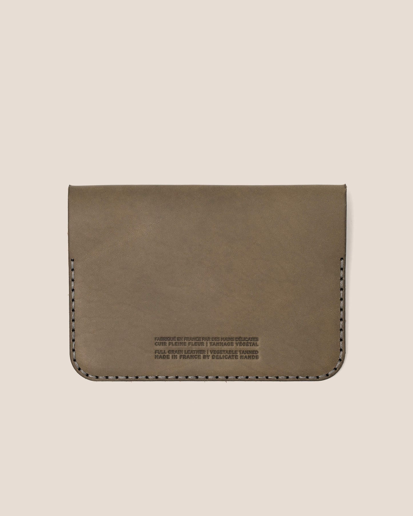 Porte Passeport Cuir Cousu Main LUAP