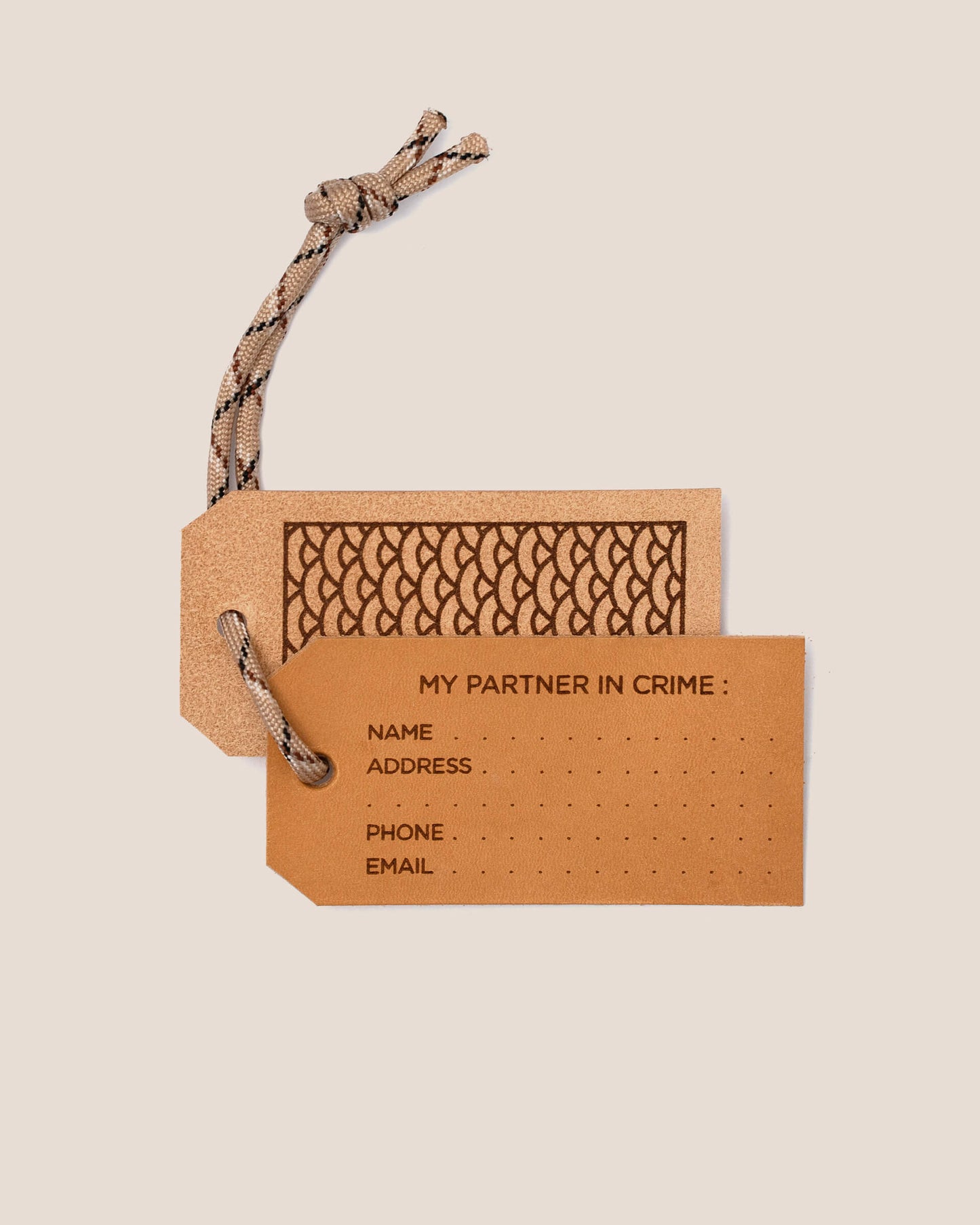 Leather Luggage Tag LUAP